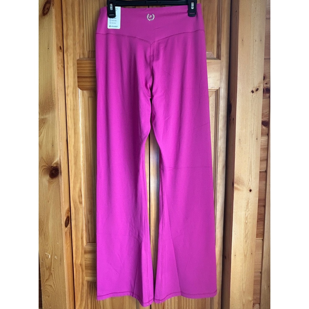 VS Pink NWT XL Hot Pink Relay Flare Leggings - Picture 2 of 4